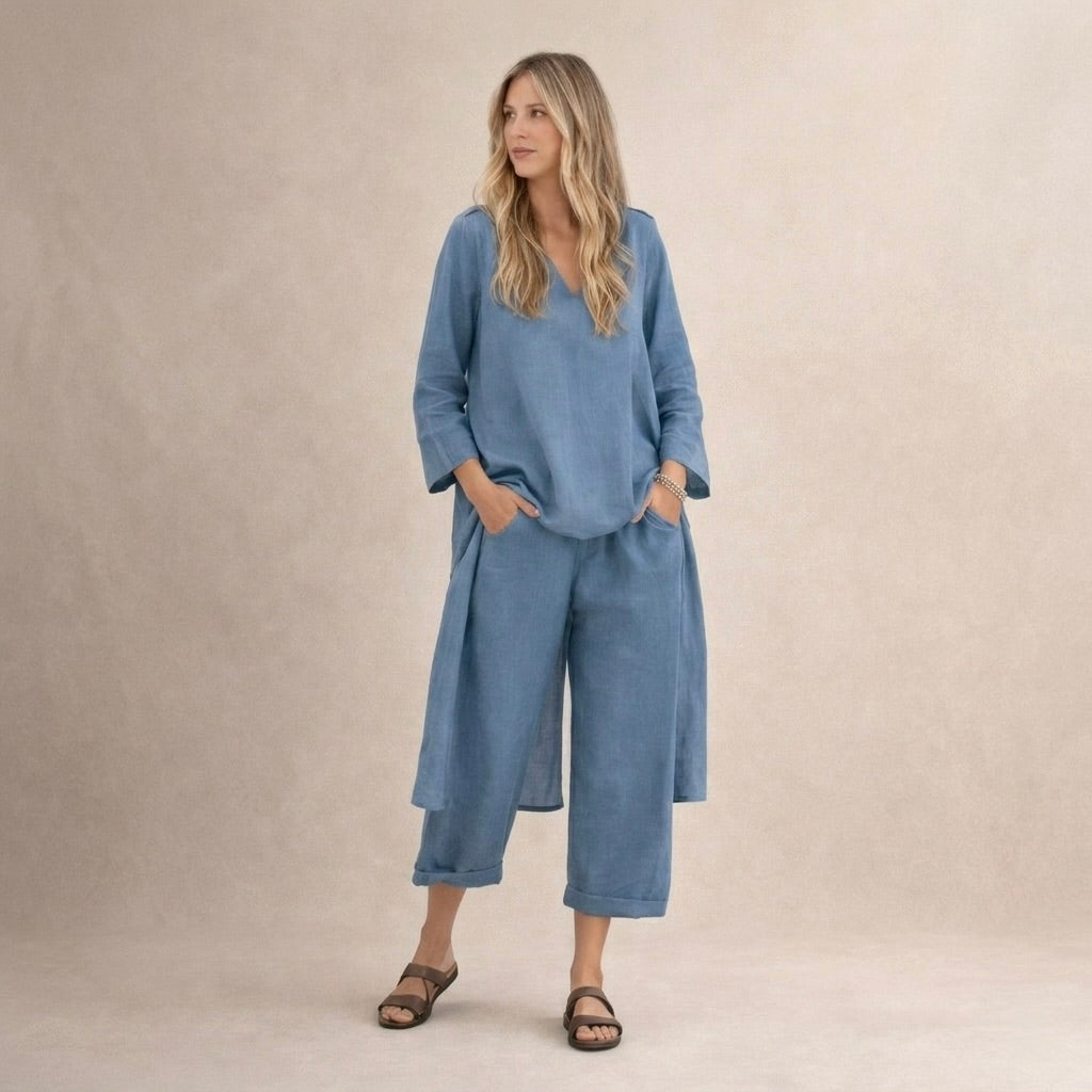 Mariana™ | Conjunto de lino holgado
