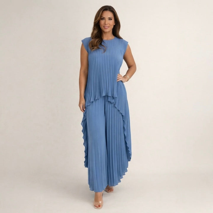 Halina™ | Conjunto elegante con pliegues