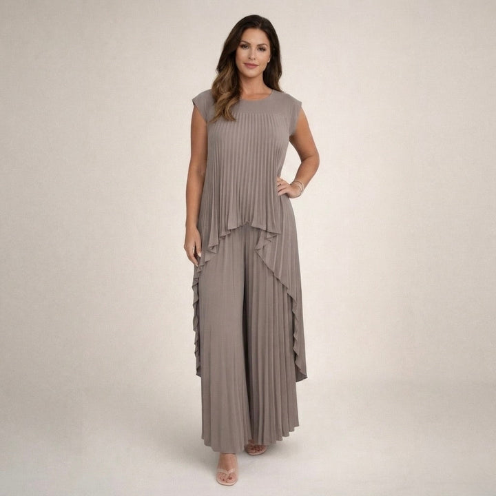 Halina™ | Conjunto elegante con pliegues