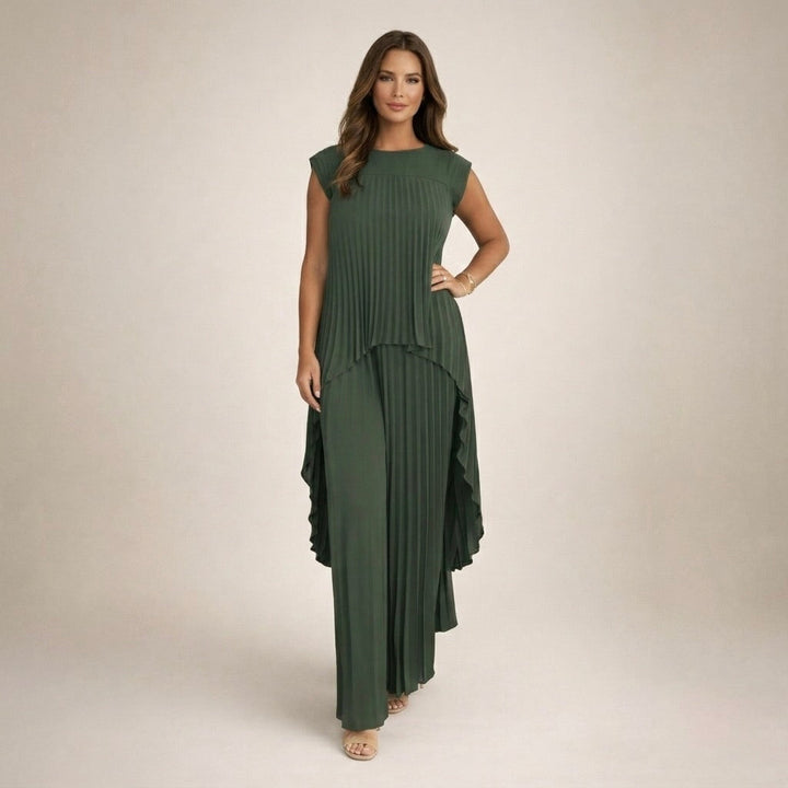 Halina™ | Conjunto elegante con pliegues