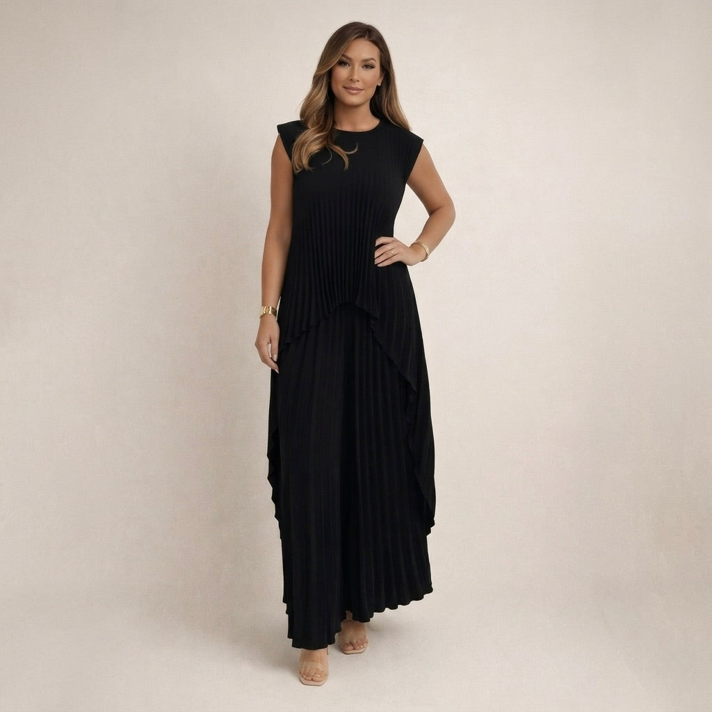 Halina™ | Conjunto elegante con pliegues