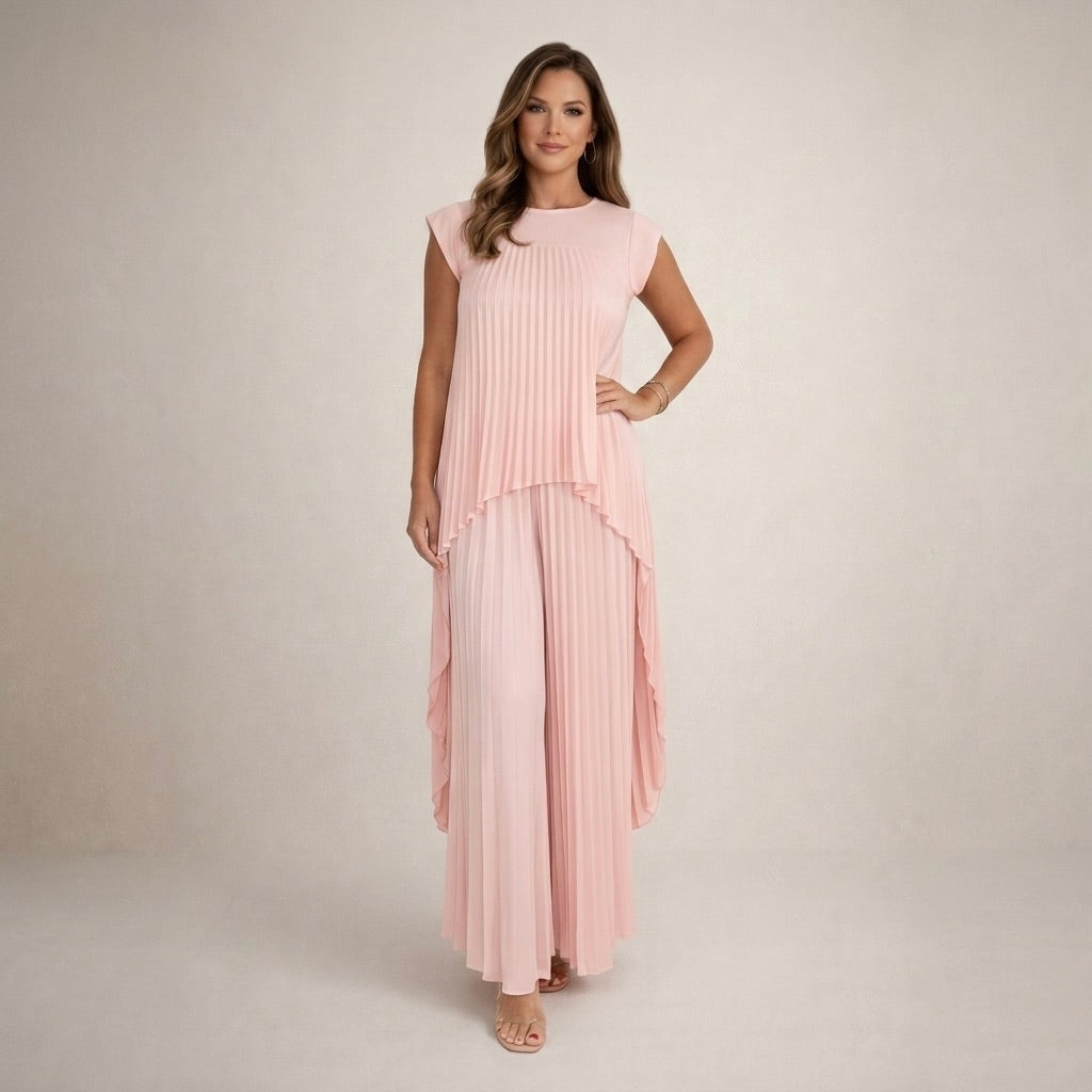 Halina™ | Conjunto elegante con pliegues