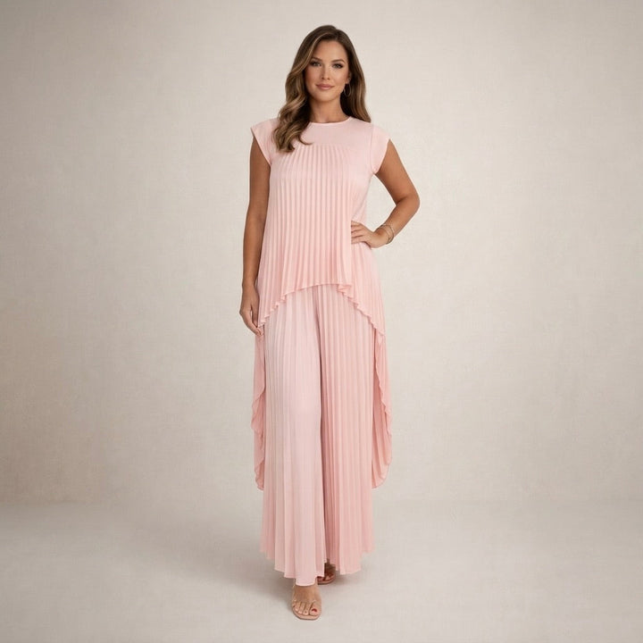 Halina™ | Conjunto elegante con pliegues