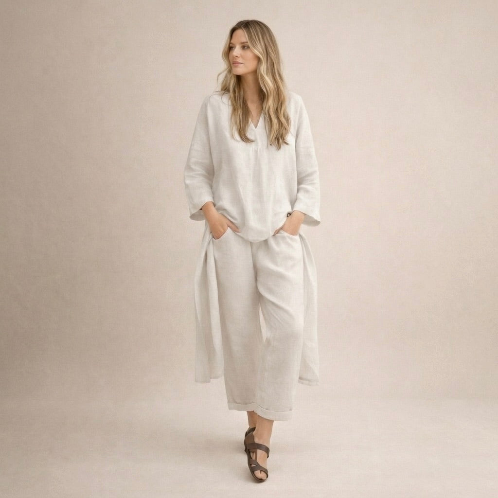 Mariana™ | Conjunto de lino holgado