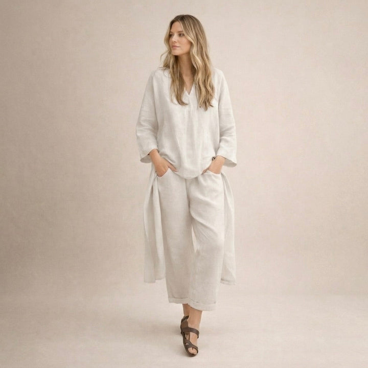 Mariana™ | Conjunto de lino holgado