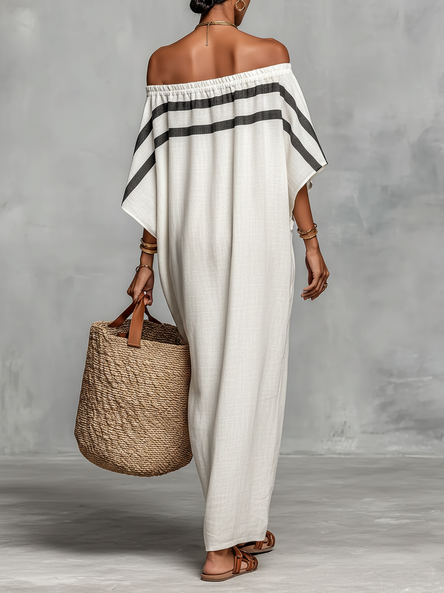 Maxi Vestido Minimalista de Lino