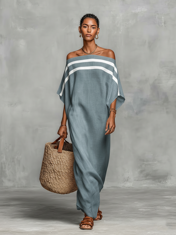 Maxi Vestido Minimalista de Lino