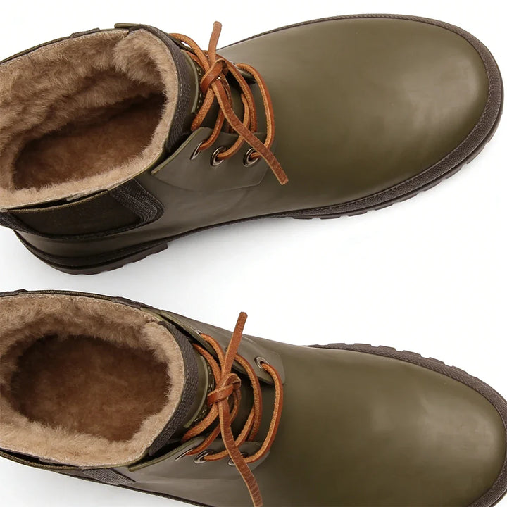 Sofía™ | Botas de lluvia Chelsea impermeables con forro de felpa
