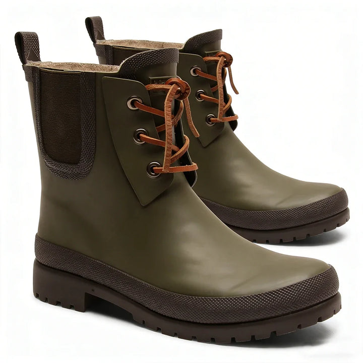 Sofía™ | Botas de lluvia Chelsea impermeables con forro de felpa