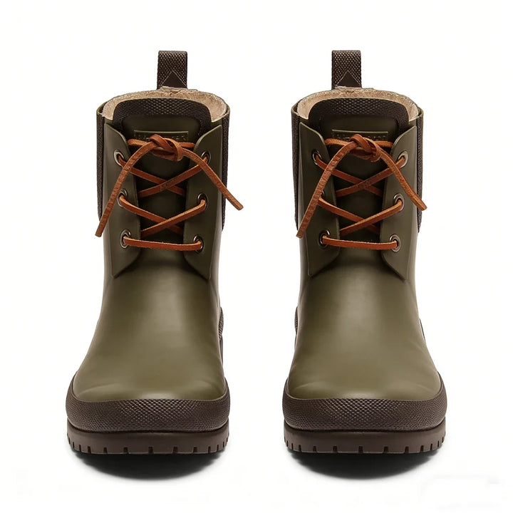Sofía™ | Botas de lluvia Chelsea impermeables con forro de felpa