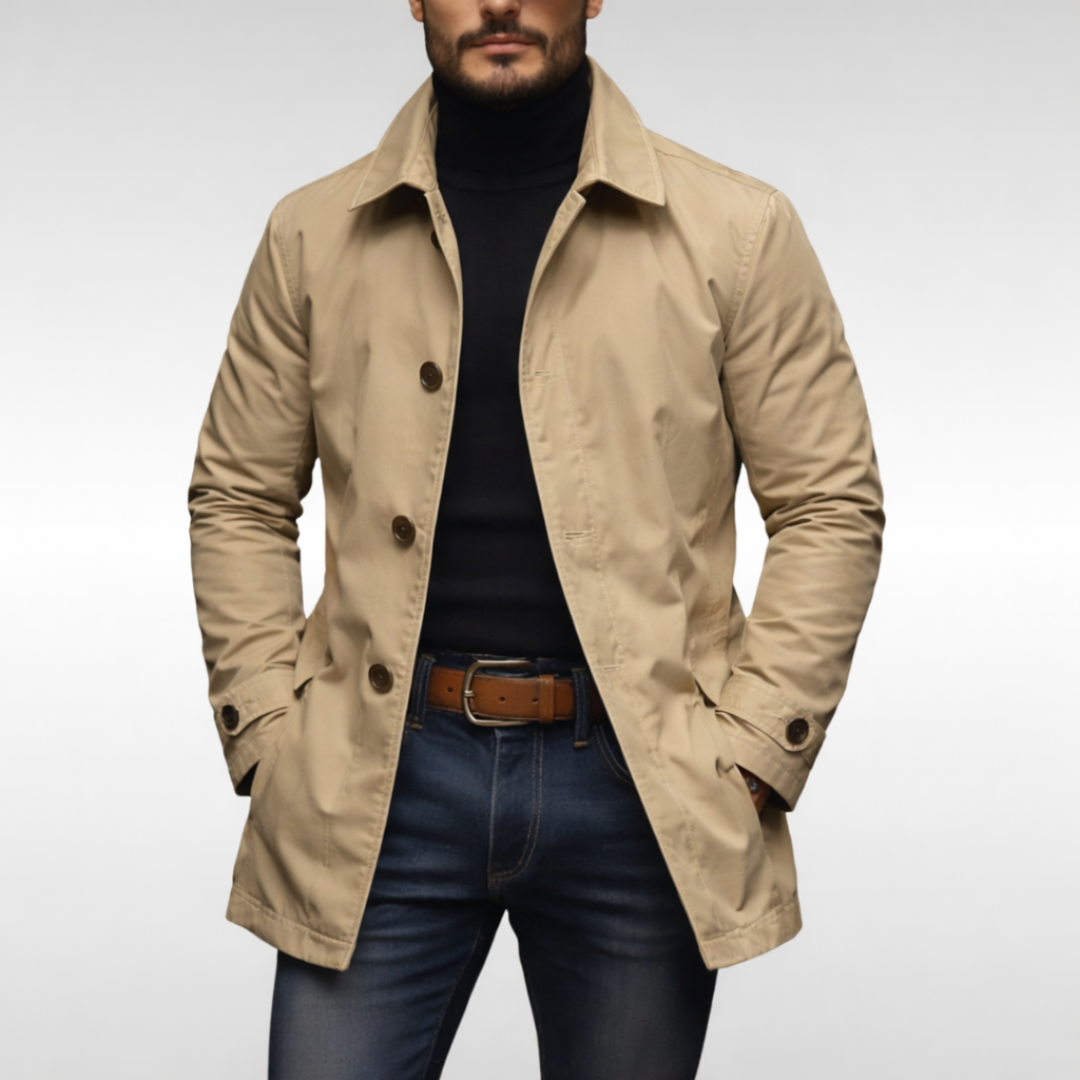 ABRIGO IMPERMEABLE JAMES | CALIDEZ CONFIABLE PARA DÍAS INDEFINIDOS