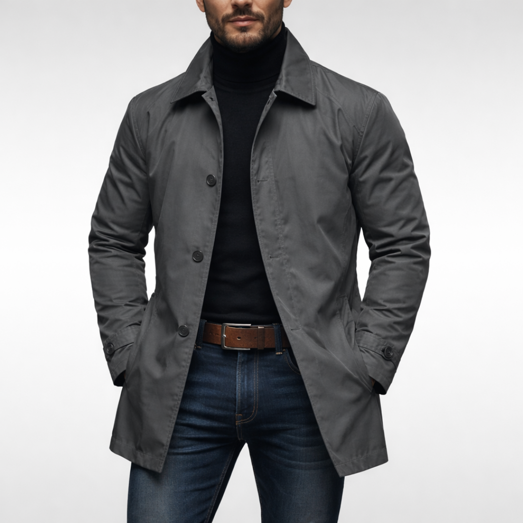 ABRIGO IMPERMEABLE JAMES | CALIDEZ CONFIABLE PARA DÍAS INDEFINIDOS