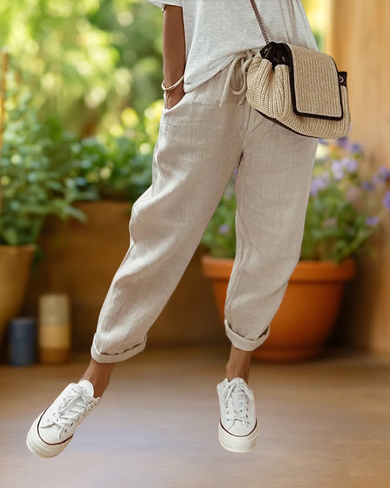 July™ | pantalones de lino elegantes