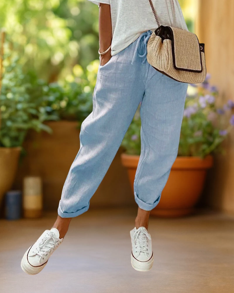 July™ | pantalones de lino elegantes