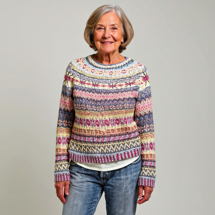 Keira | Jersey de punto vintage con islas