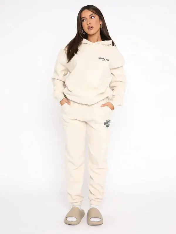 Conjunto de Sudadera y Joggers de Ajuste Relajado para Uso Diario