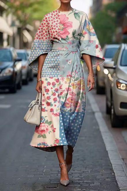 Moxlan | Elegante Vestido Floral