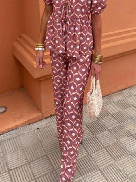 Leonor | Conjunto Casual Elegante de Dos Piezas