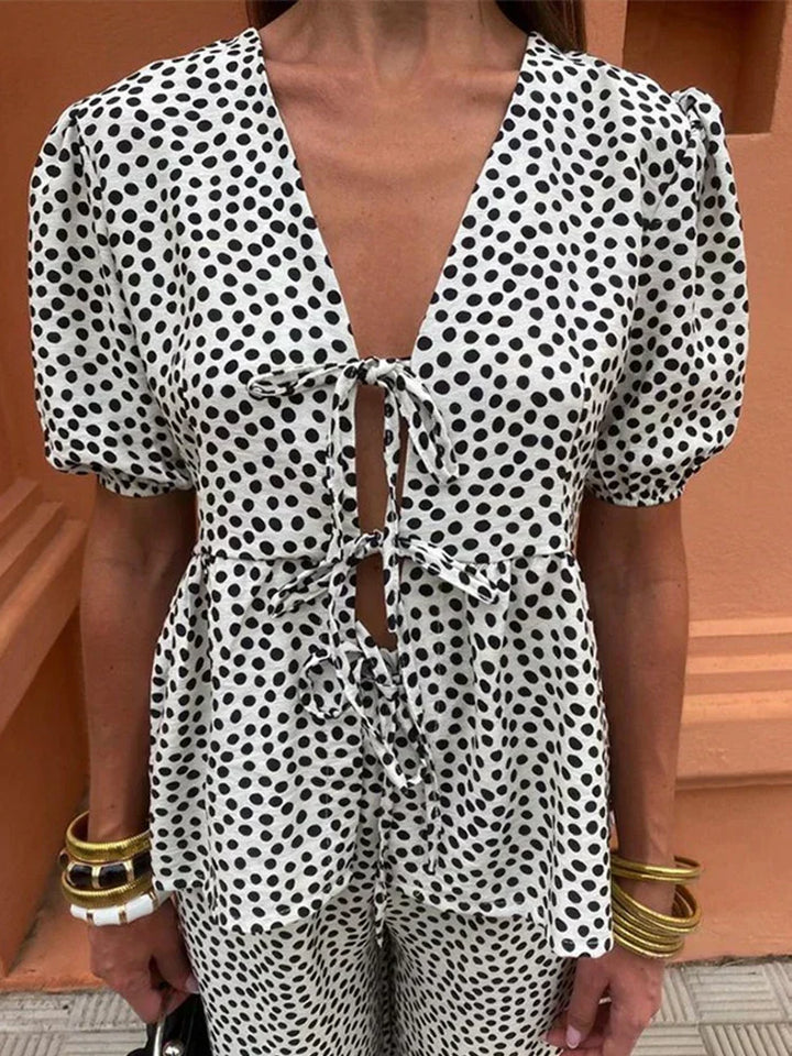 Leonor | Conjunto Casual Elegante de Dos Piezas