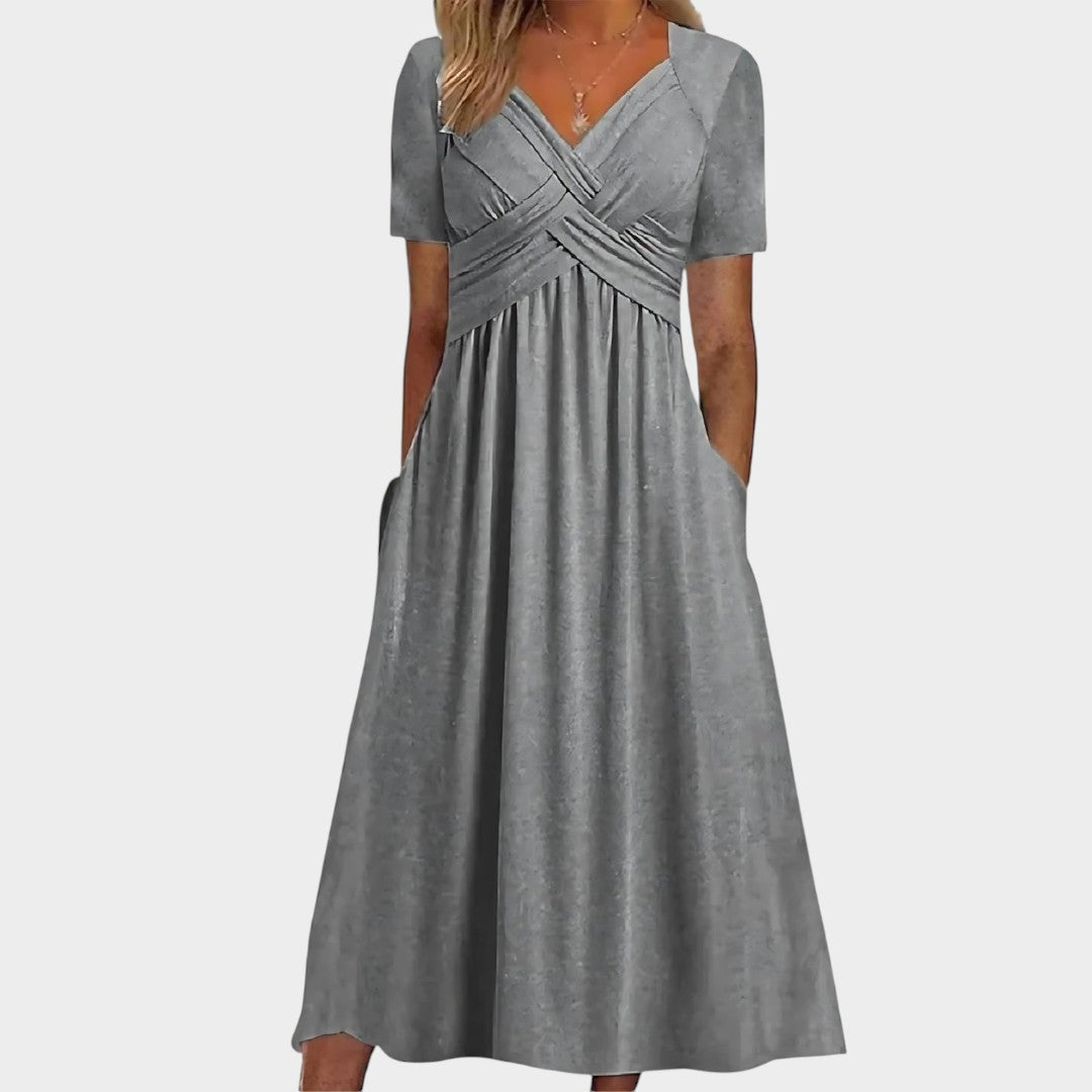 Isadora™ | Elegante vestido midi de corte A