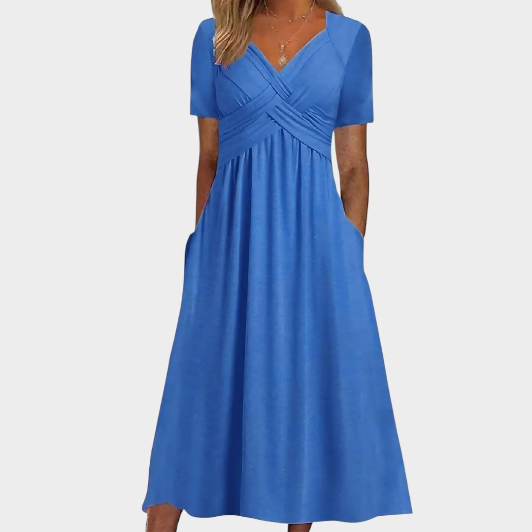 Isadora™ | Elegante vestido midi de corte A