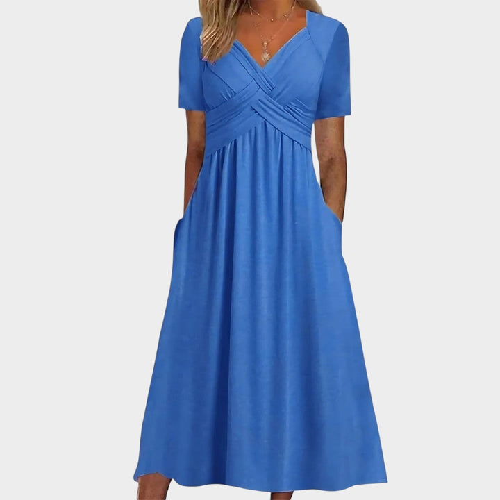 Isadora™ | Elegante vestido midi de corte A