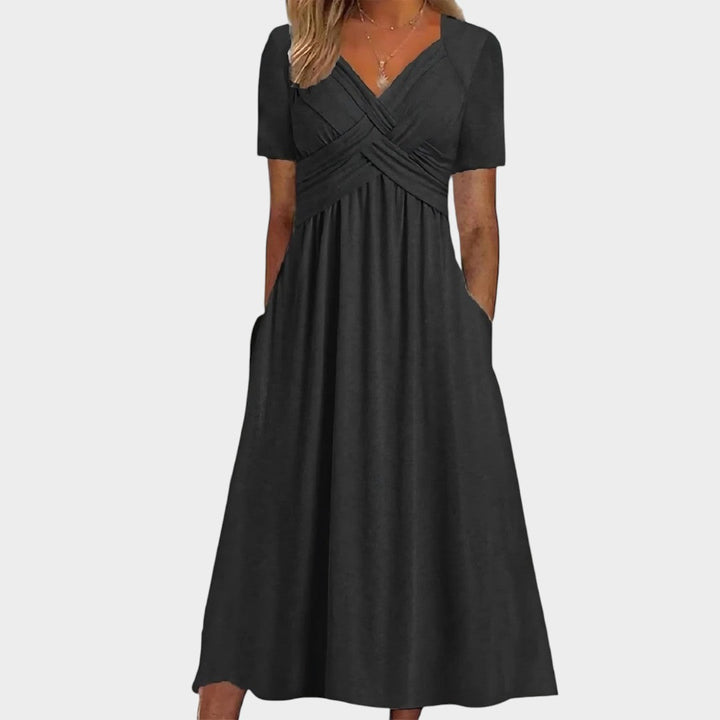 Isadora™ | Elegante vestido midi de corte A