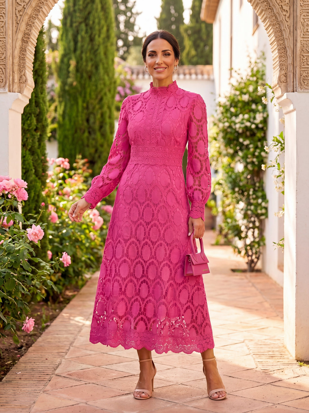 Carmona | Vestido de Encaje Primaveral