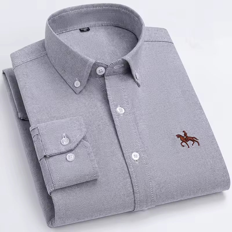Camiseta Oxford de algodón