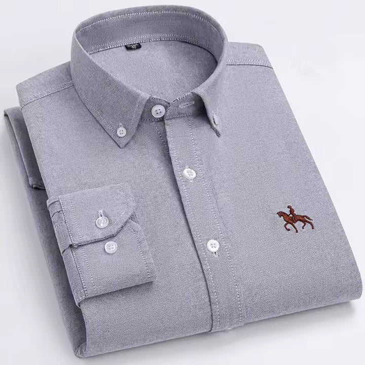 Camiseta Oxford de algodón