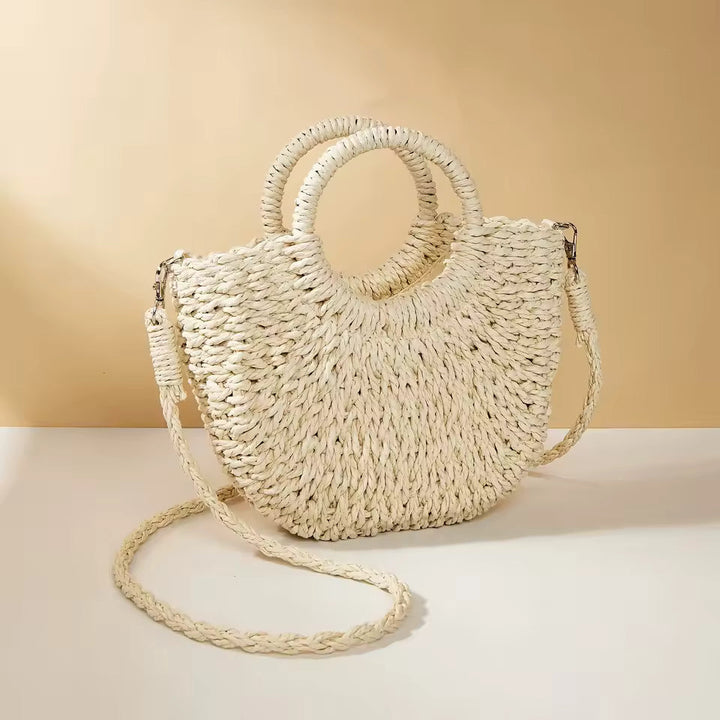 Amelia™ Bolso de Paja de Verano Artesanal
