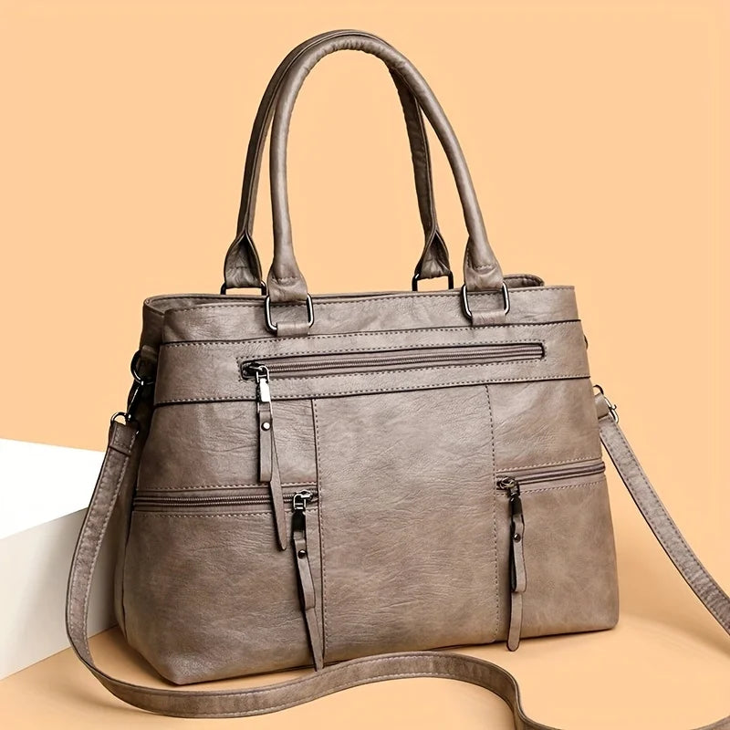 Bolso tote de piel Eleanor