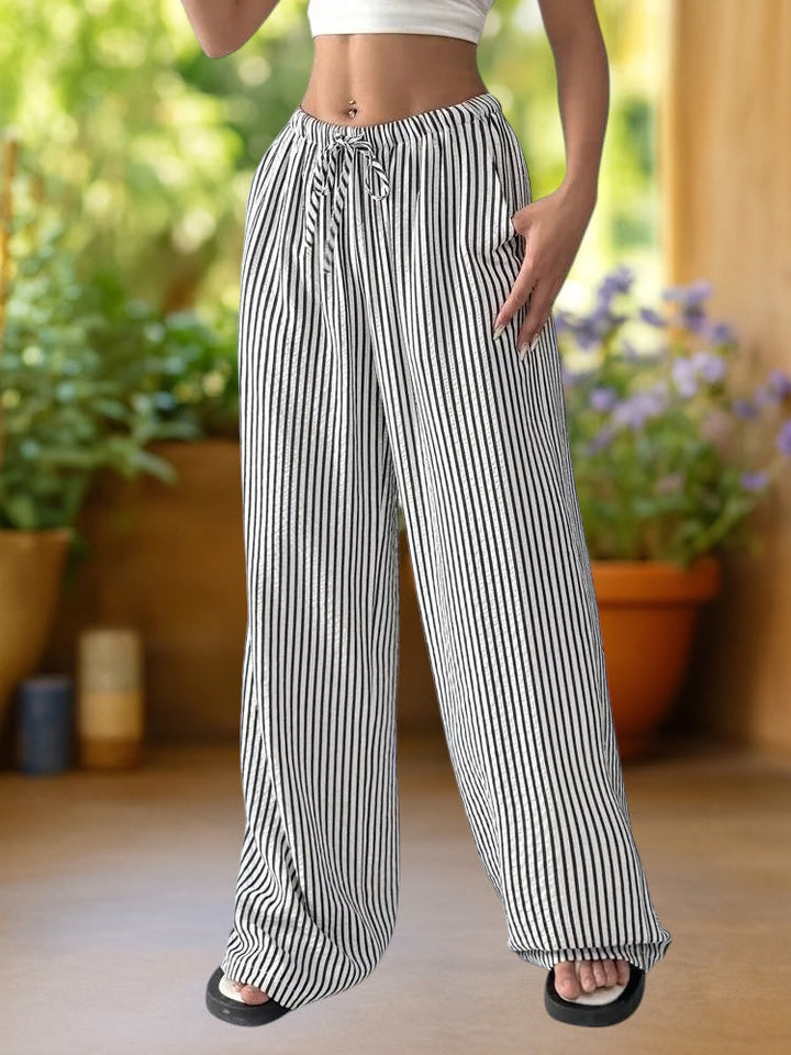 Riviera™ | Pantalones de rayas hasta el suelo
