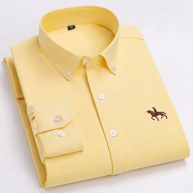 Camiseta Oxford de algodón