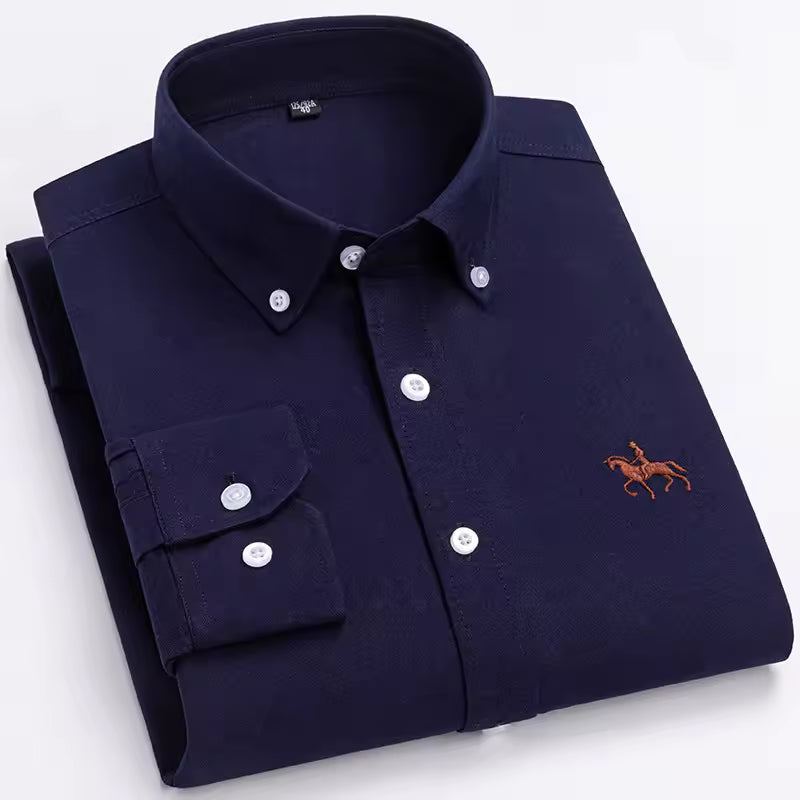 Camiseta Oxford de algodón