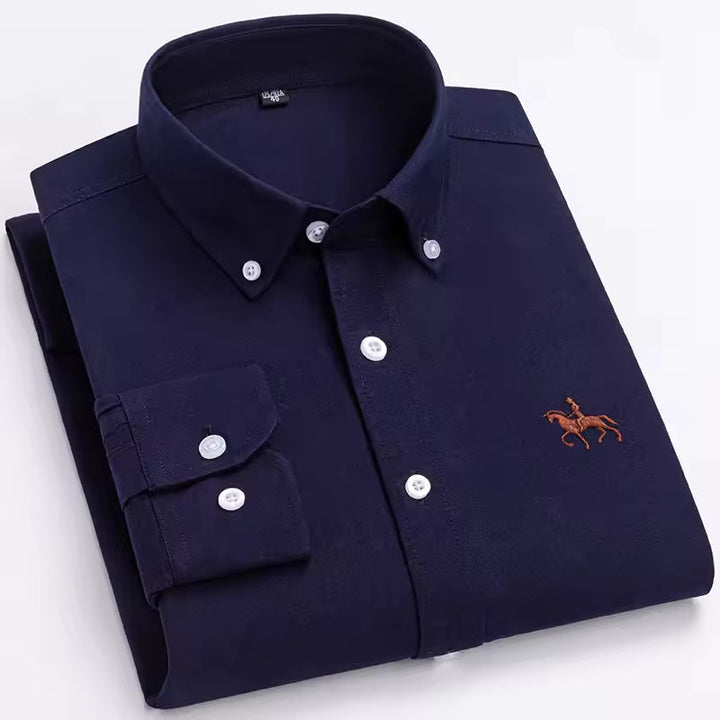Camiseta Oxford de algodón