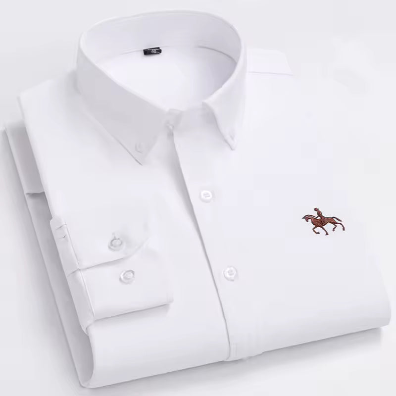 Camiseta Oxford de algodón