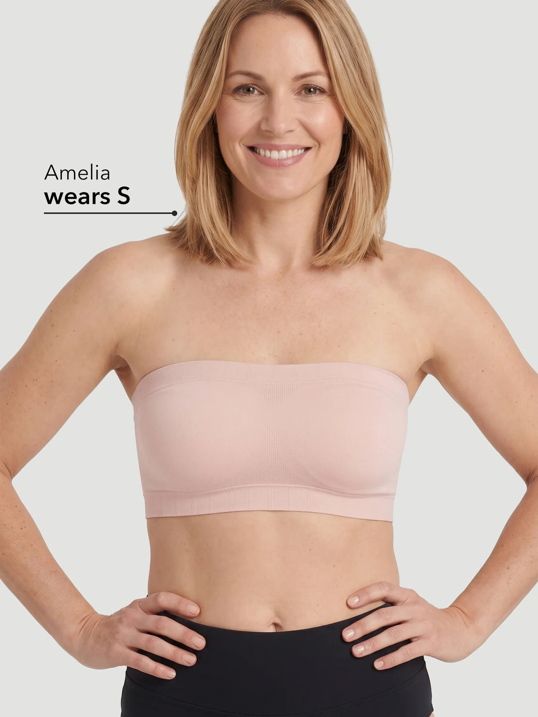 Sujetador Bandeau Convertible sin Tirantes