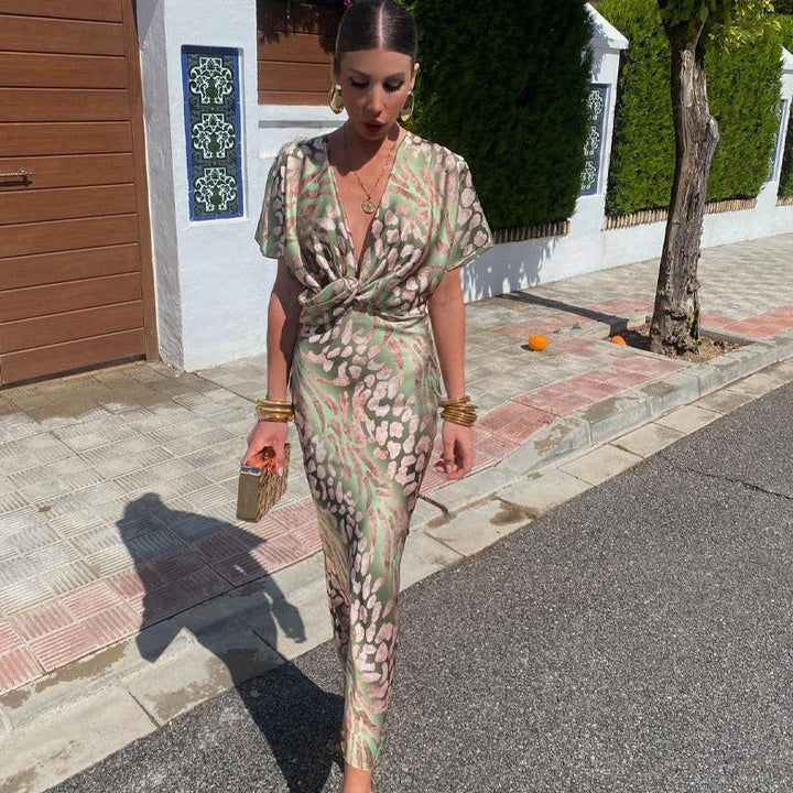 Ariella - Elegante Vestido Maxi de Seda