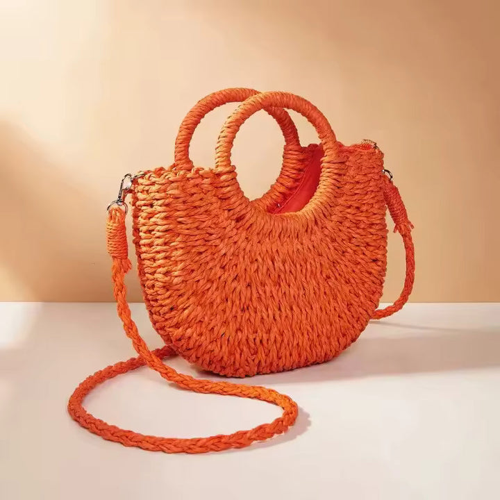 Amelia™ Bolso de Paja de Verano Artesanal
