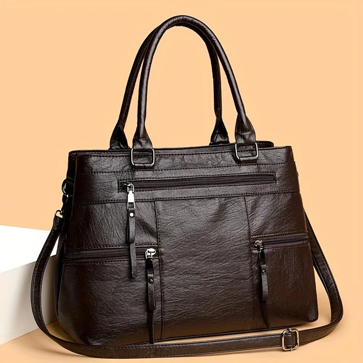 Bolso tote de piel Eleanor