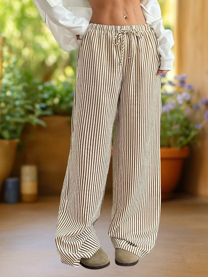 Riviera™ | Pantalones de rayas hasta el suelo