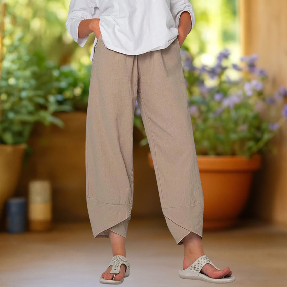 Indra™ | Pantalones harem de pierna ancha