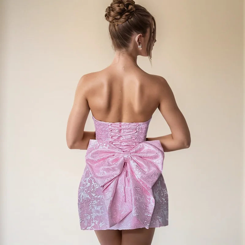 Avy - Elegante Minivestido con Lazo