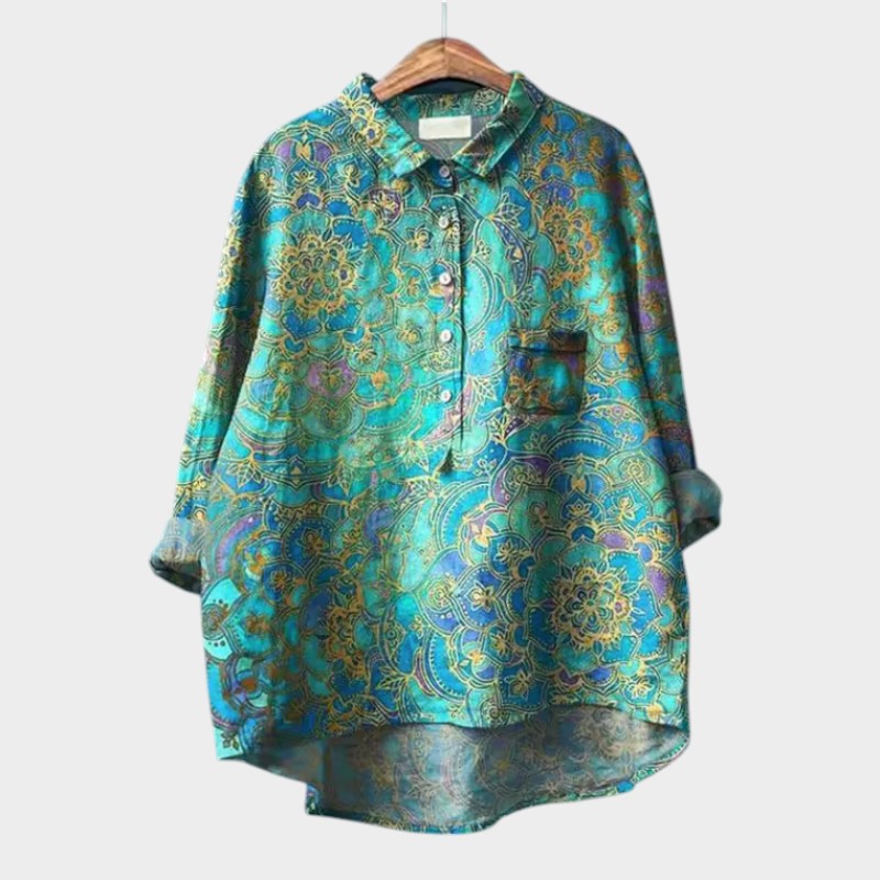 Ivonne | Blusa premium con estampados florales