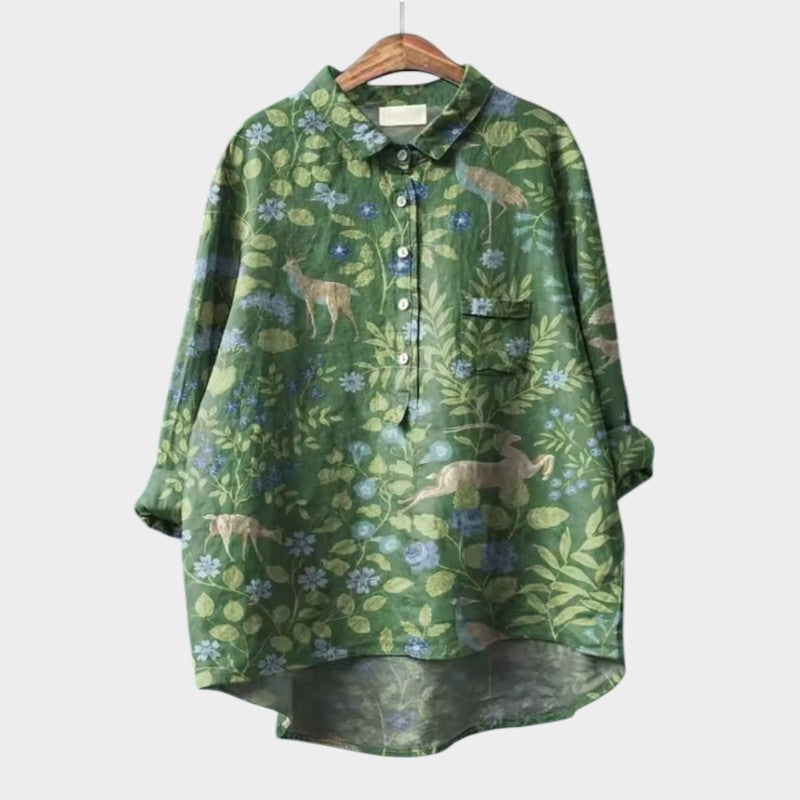Mariska | Blusa premium con estampados florales