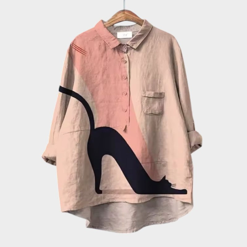 Josefine | Blusa hecha a mano con encaje