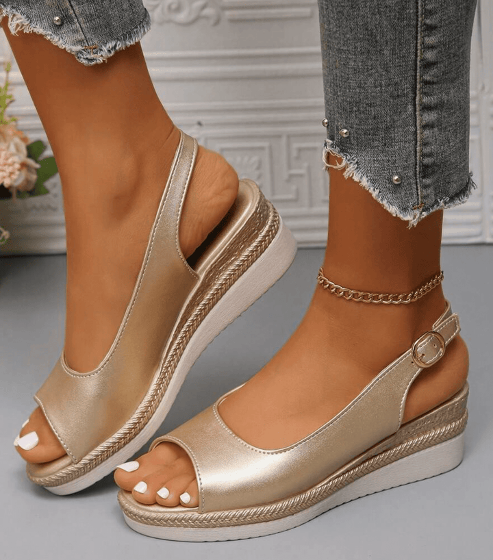 Chelsea | Sandalias de esparto con soporte ortopédico