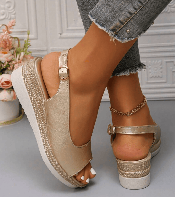 Chelsea | Sandalias de esparto con soporte ortopédico