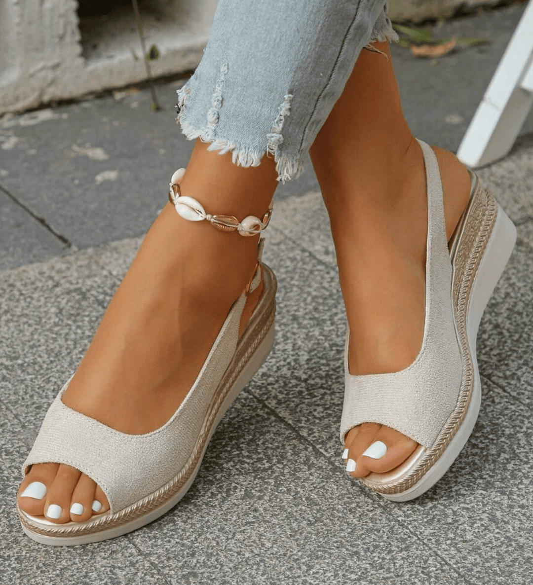 Chelsea | Sandalias de esparto con soporte ortopédico